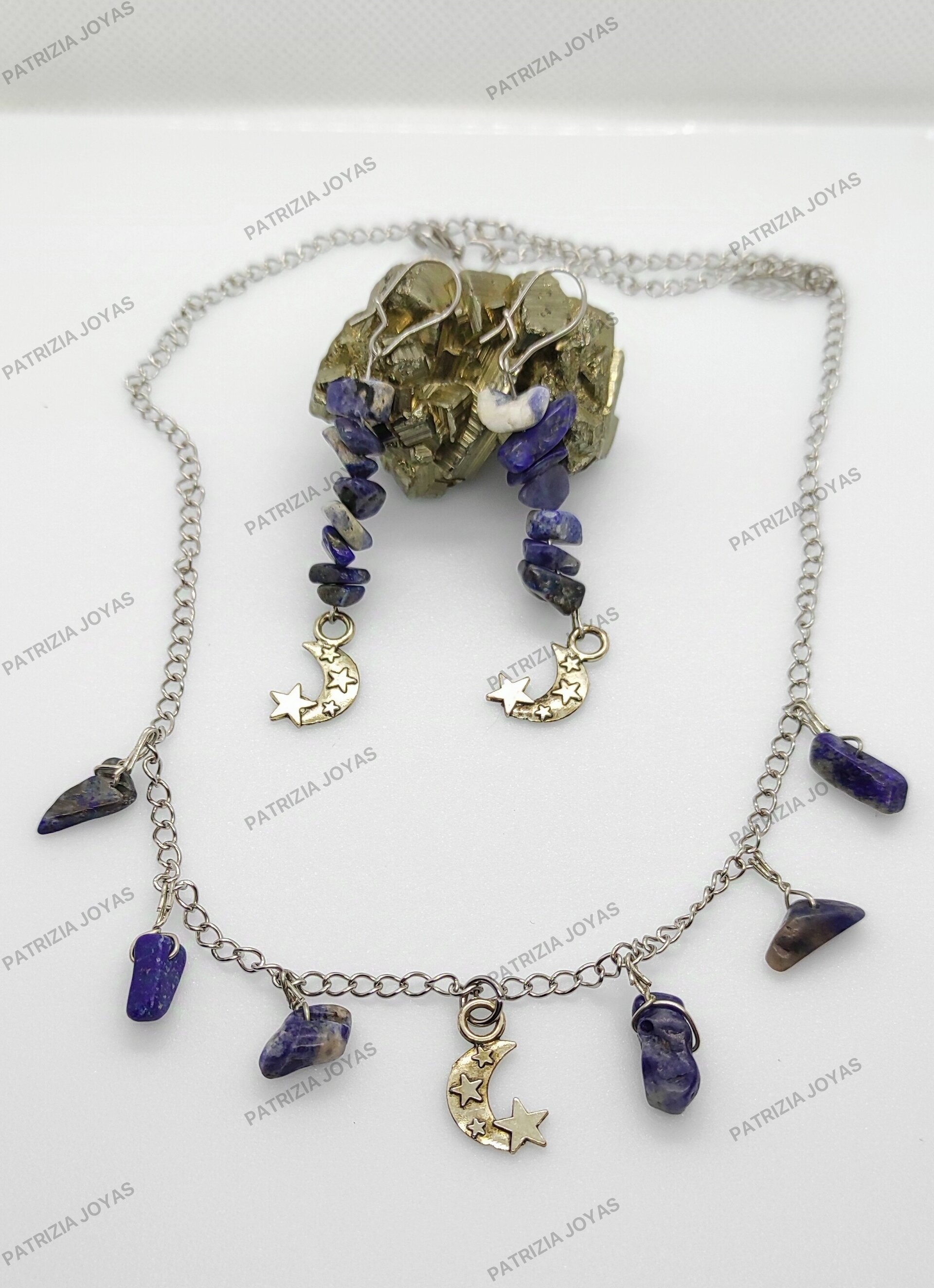 Conjunto lapislázuli y amuleto - 2